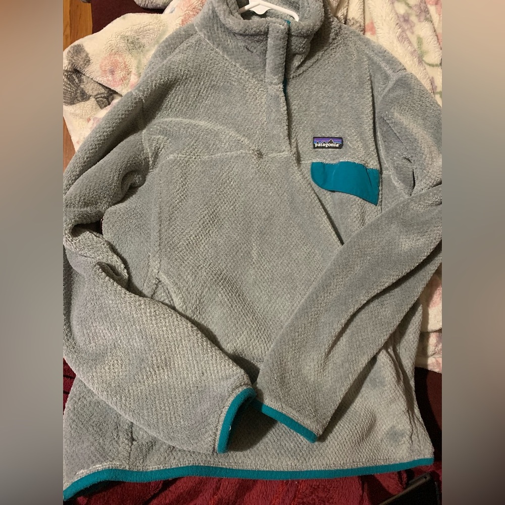 Patagonia jacket that has been worn several times.